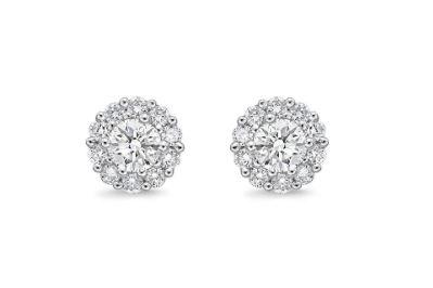 Blossom Diamond Earrings .25 Total Carat Weight