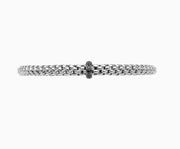 Solo Collection Flex'it Bracelet with .11 Carat WeightBlack  Diamonds in 18k Gold