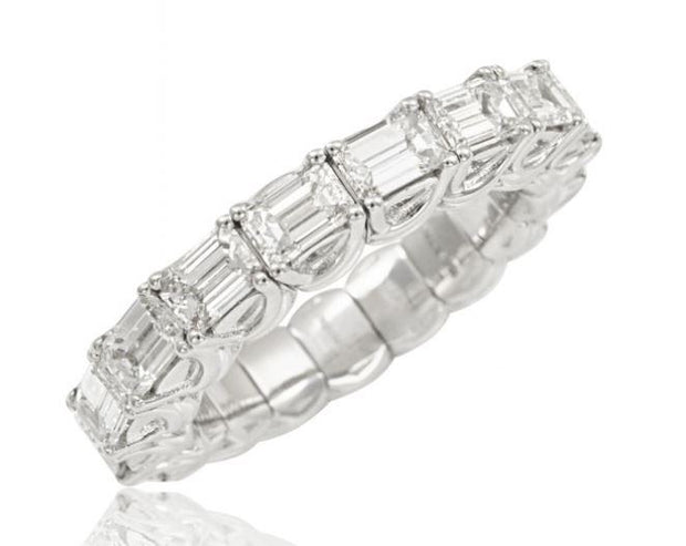 Xpandable Collection Full Eternity Emerald-Cut Band