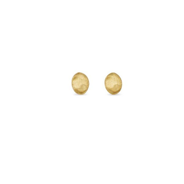 18K Siviglia Collecton Yellow Gold Stud Earrings