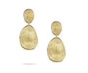 Lunaria Gold Small Double Drop Earrings