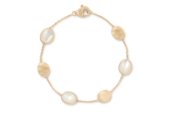 Marco Bicego® Siviglia Collection 18K Yellow Gold and Mother of Pearl Bracelet