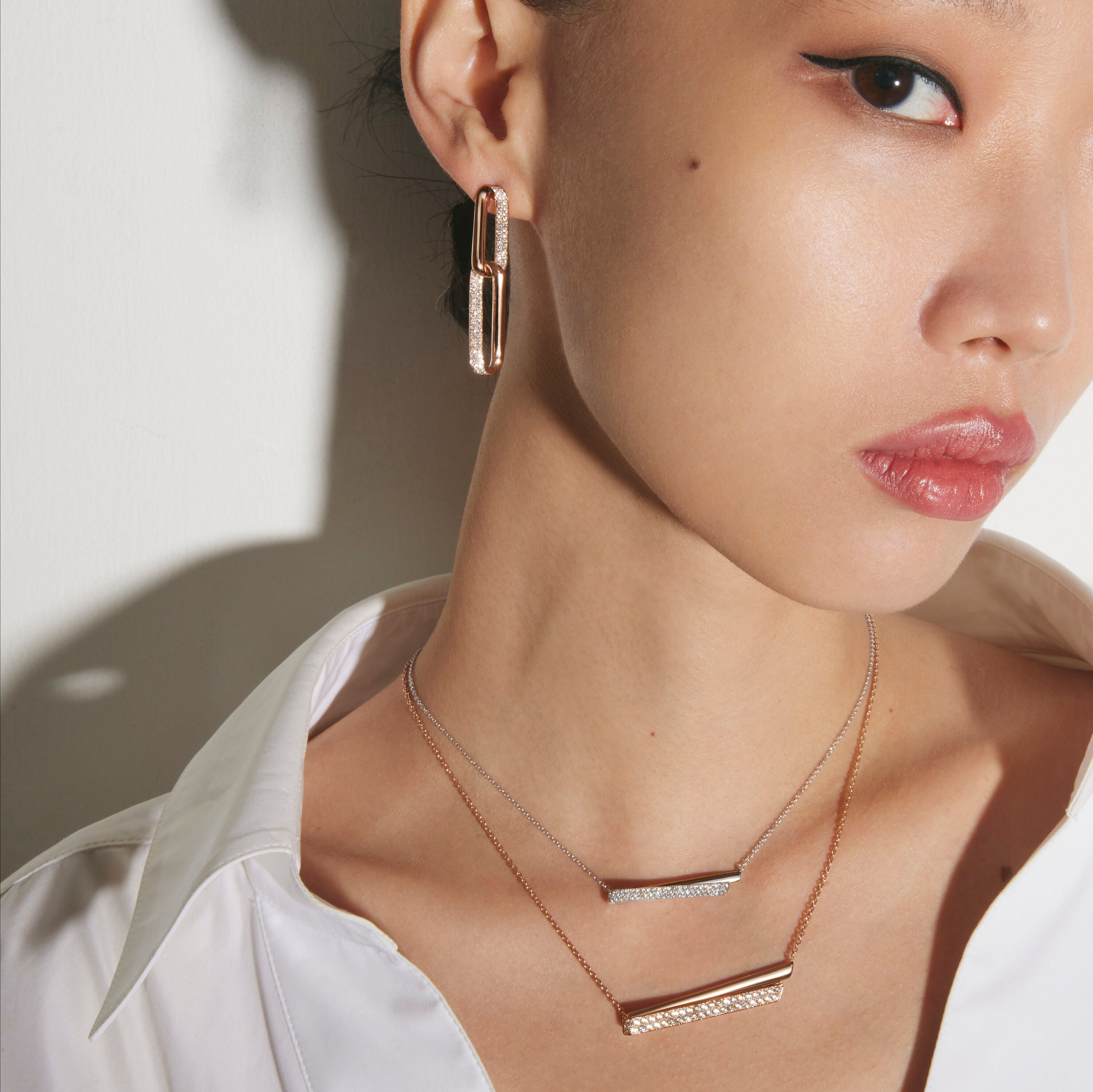 INSIDE/OUT Diamond Flip Pendant Necklace