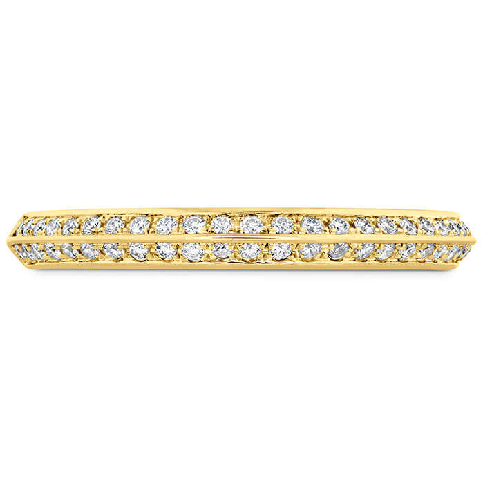 0.18 ctw. Camilla Pave Knife Edge Band in 18K Yellow Gold