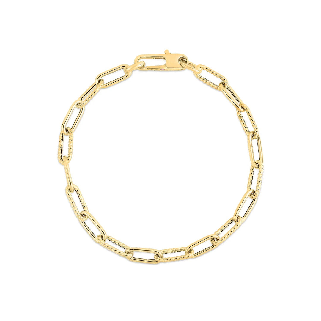 roberto-coin-designer-gold-alternating-polished-fluted-paperclip-link-bracelet-18k-yellow-gold-5310168AYLB0