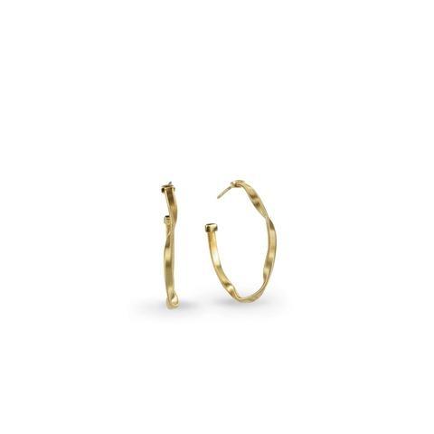 18K Marakech Collection Yellow Gold Small Hoop Earrings