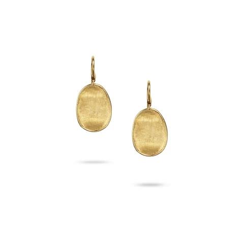 18K Lunaria Collection Yellow Gold Small French Wire Earrings