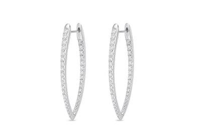 Diamond Imperial Hoops 1.50 Carat Total Weight