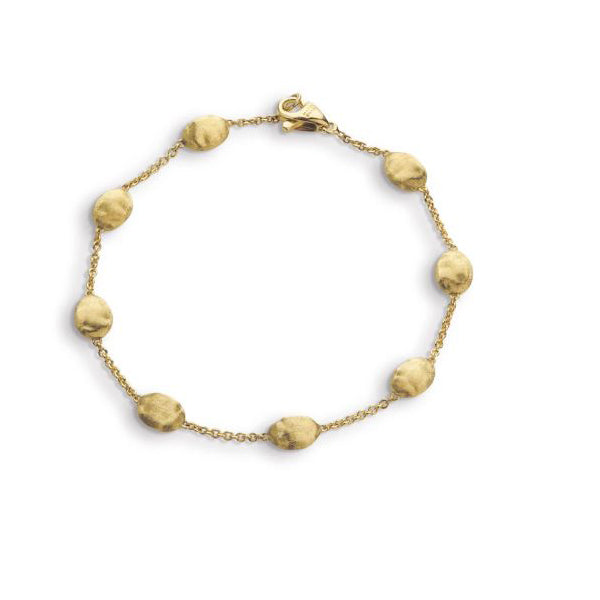 18k Siviglia Collection Yellow Gold Medium Bead Bracelet