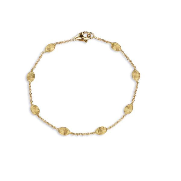 18K Siviglia Collection Yellow Gold Small Bead Bracelet