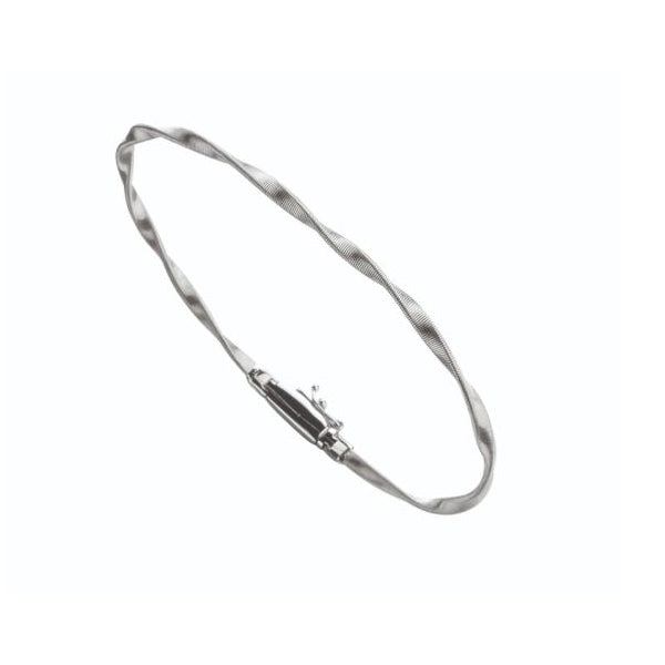 18K Marrakech Collection White Gold Stackable Bangle