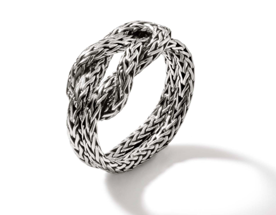 LOVE KNOT CHAIN RING