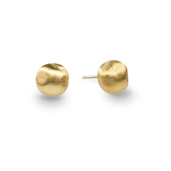 18K Africa Collection Yellow Gold Small Stud Earrings