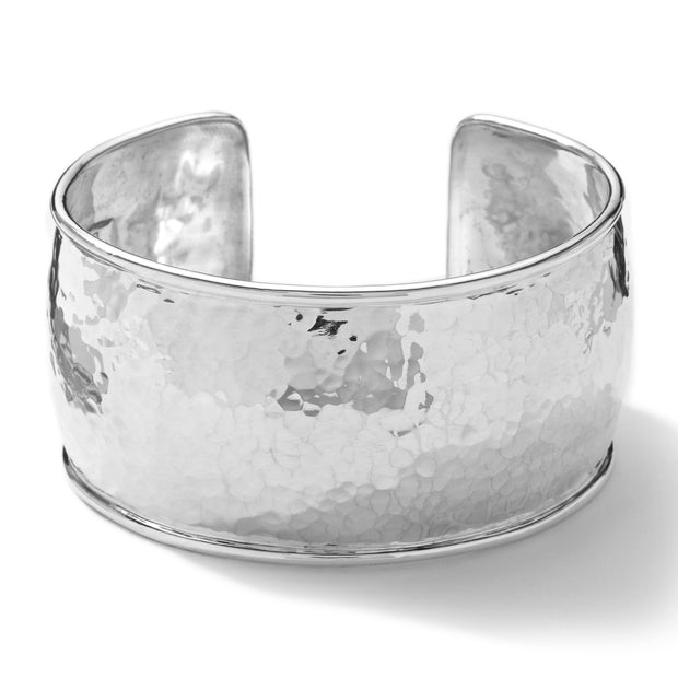 Sterling Silver Classico Hammered Flat Cuff