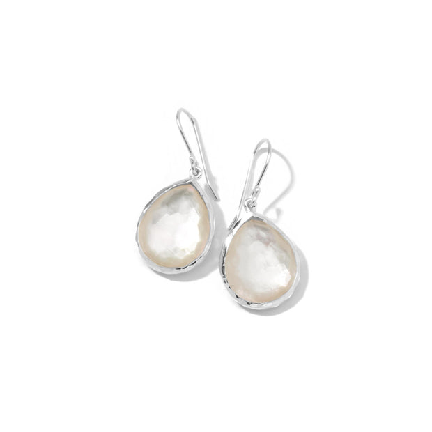 Sterling Silver Rock Candy® Teardrop Earrings in Mother-of-Pearl Doublet