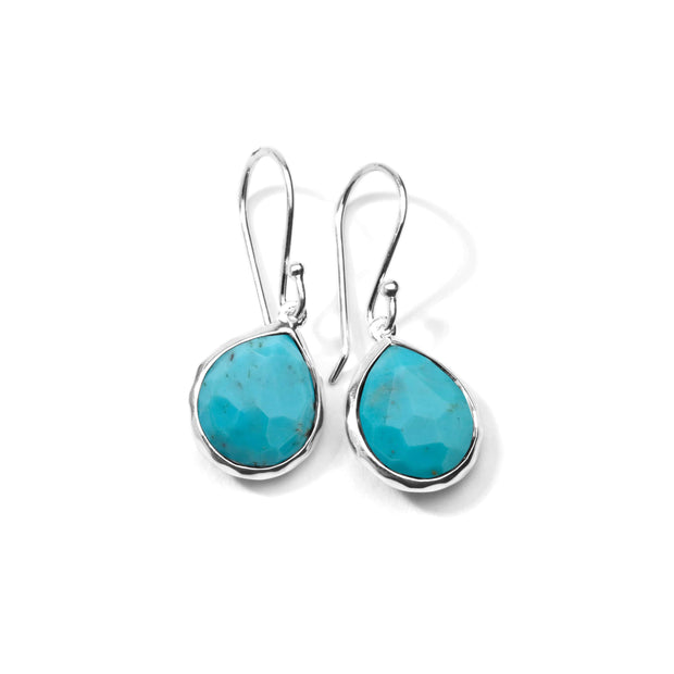 Sterling Silver Rock Candy® Mini Teardrop Earrings in Turquoise