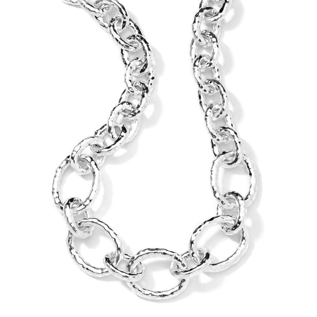 Sterling Silver Classico Bastille Chain Necklace 19.5"