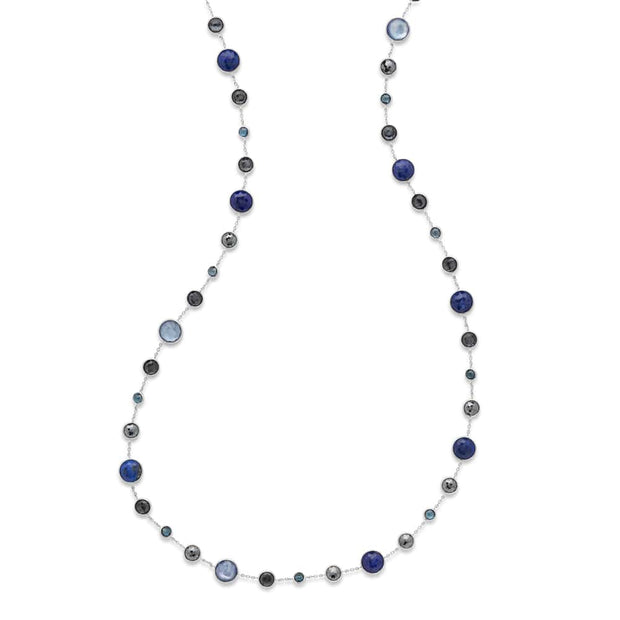 Sterling Silver Lollipop® Lollitini Long Necklace in Eclipse 36"