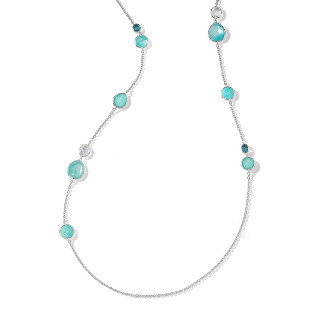 STERLING SILVER ROCK CANDY NECKLACE