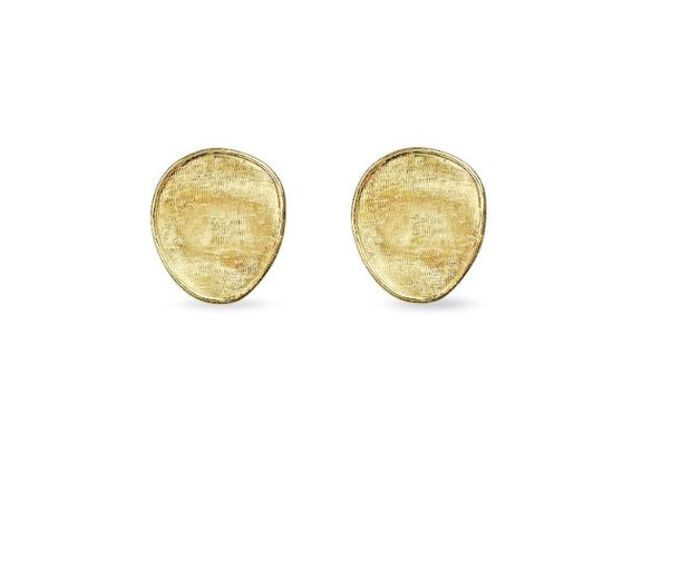 18K Lunaria Collection Yellow Gold Petite Stud Earrings
