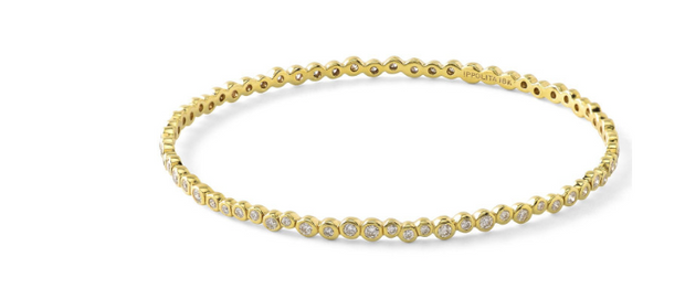 STARDUST Starlet Bangle in 18K Gold with Diamonds